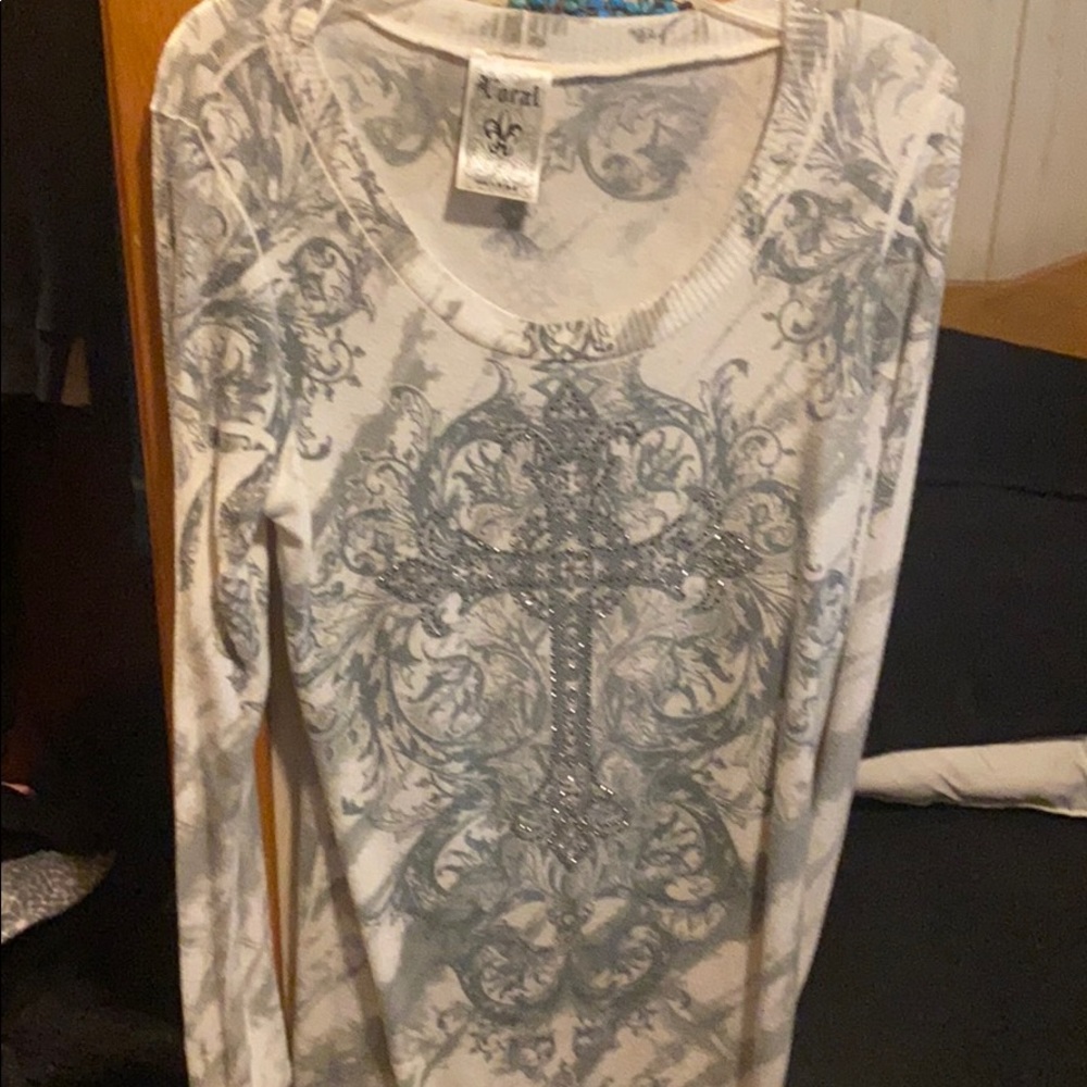 Vocal bling long sleeve shirt